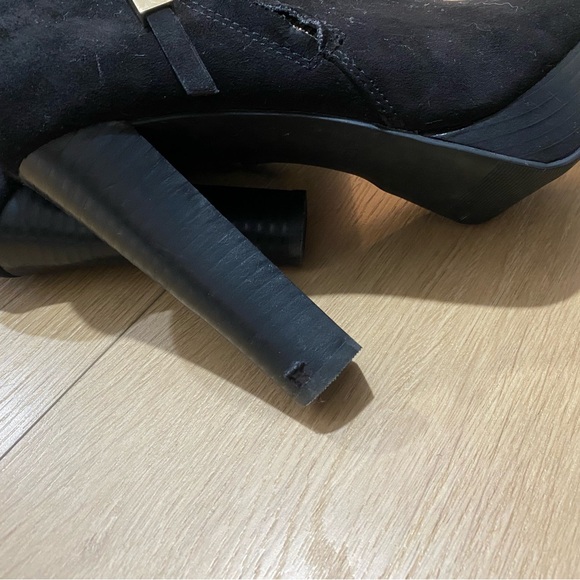 Aldo Black Suede Ankle Booties - Picture 10 of 10